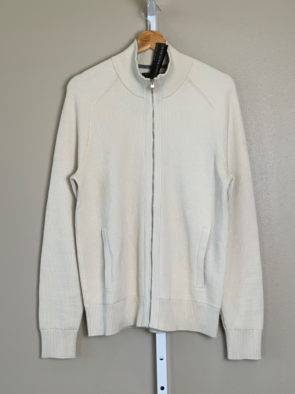 Banana Republic SUPIMA® Cotton Ribbed Sweater Jacket